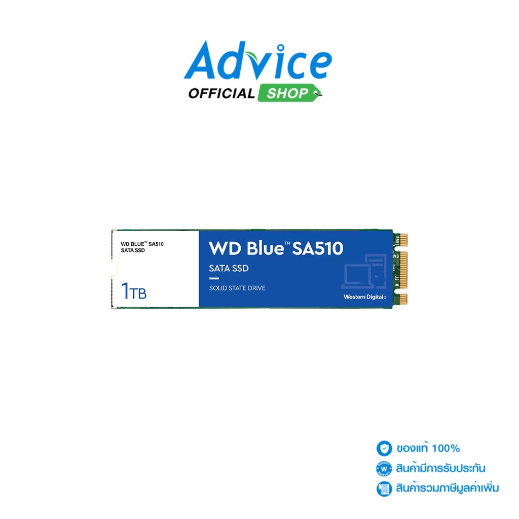 1 TB SSD M.2 WD BLUE (WDS100T3B0B) SATA M.2 2280 - A0147932 - A0147932