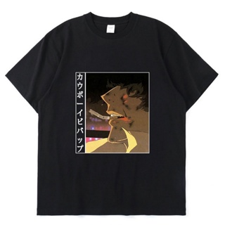 Anime Cowboy Bebop Spiegel Spike2022 Popular Anime Prints Summer Short-sleeved Thin Cotton Casual Loose Sports Man _01