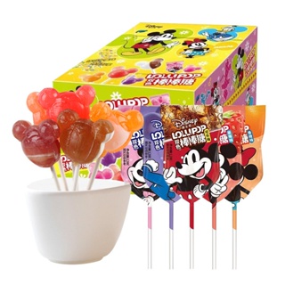 ดิสนีย์.Nimic Head Lollipop Mickey Mouse Childrens Christmas Holiday Lollipop Fruit Flavour Candy Snacks JYVD