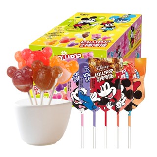 ดิสนีย์.Nimic Head Lollipop Mickey Mouse Childrens Christmas Holiday Lollipop Fruit Flavour Candy Snacks JYVD