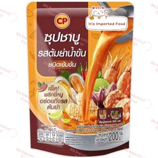 ซีพี ซุปชาบูรสต้มยำน้ำข้นชนิดเข้มข้น CP Smart Soup Shabu Tomyum Concentrated 200g