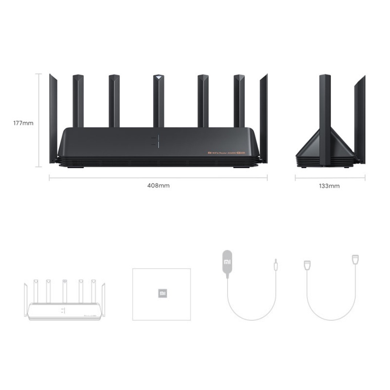XIAOMI ROUTER AX6000 / AX3000 เราเตอร์รูปแบบใหม่ รุ่นปรับปรุง WiFi6 สัญญาณความถี่แรง อัพเกรดความเร็วสูงสุด 6000 Mbps