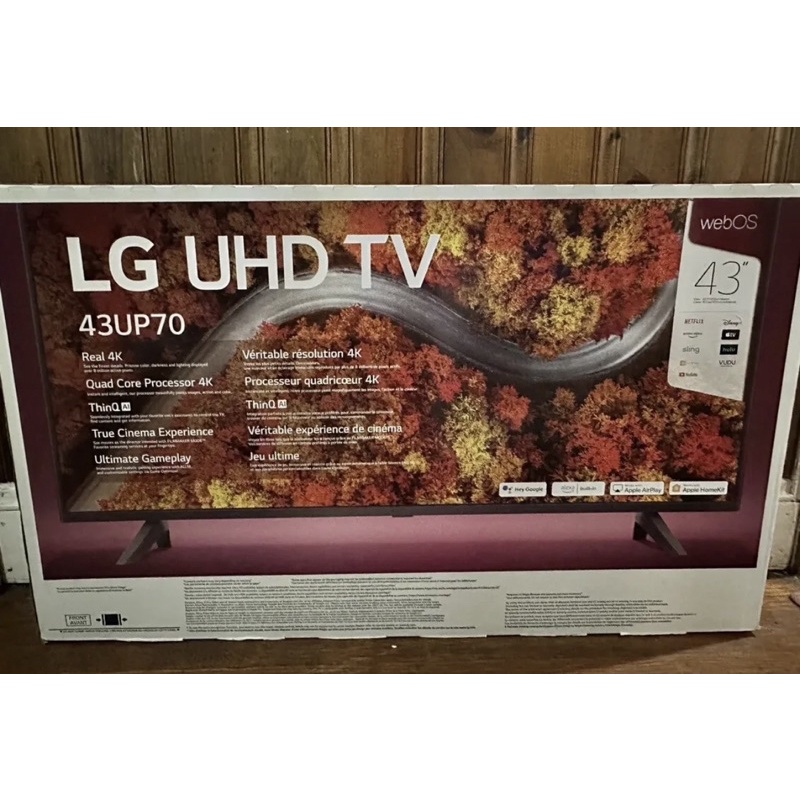 LG 43 inch Series 4K Smart UHD TV (2021) 43UP7000PUA LG 43" Class AK UHD TV
