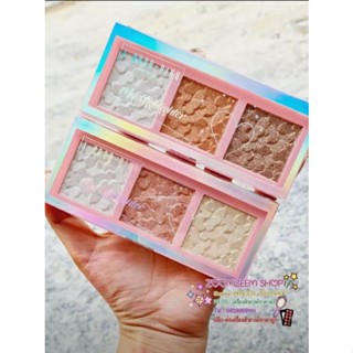 I-COCO-PINK พาเลทไฮไลท์ หน้าฉ่ำวาว ไฮไลท์ NO 6132