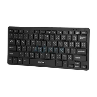NUBWO USB KEYBOARD (คีย์บอร์ด) Mini (NK-35) Black - A0135629