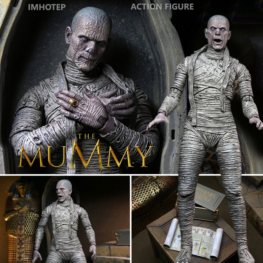 Neca Universal Monster Horror จาก The Mummy เดอะมัมมี่ คืนชีพคำสาปนรกล้างโลก Imhotep อิมโฮเทป 7 Inch