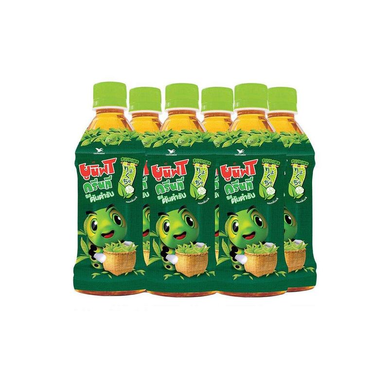 ยูนิฟ ชาเขียวพร้อมดื่ม รสต้นตำรับ 350 มล. แพ็ค 6 ขวดUnif Green Tea Original 350 ml x 6