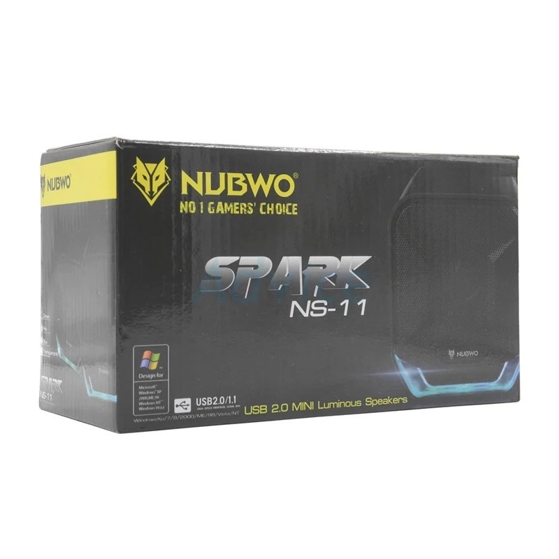 (2.0) ลำโพง NUBWO SPARK (NS011) USB RGB Blue - A0079932