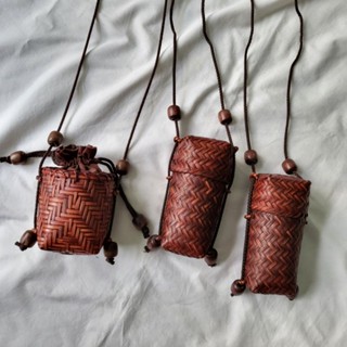 กระเป๋าสาน กระจูด กระเป๋าสะพาย Handmade woving bag