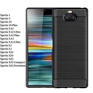 SONY Xperia 1 5 10 Plus L3 L2 XZ5 XZ4 XA3 Ultra XA2 Ultra XA2 Plus XZ2 Premium XZ2 Compact เคสโทรศัพท์แบบนุ่ม