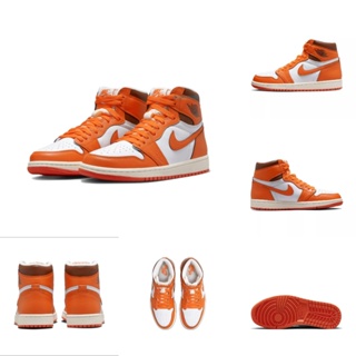 Jordan 1 Retro High OG "Starfish“ รองเท้าลำลองผู้ชายและผู้หญิง DO9369-101