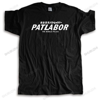 Bubunite เสื้อยืดชาย เสื้อยืดครอปมาใหม่ เสื้อยืดผ้าฝ้าย พิมพ์ลาย PATLABOR แฟชั่นฤดูร้อน สําหรับผู้ชายS-5XL