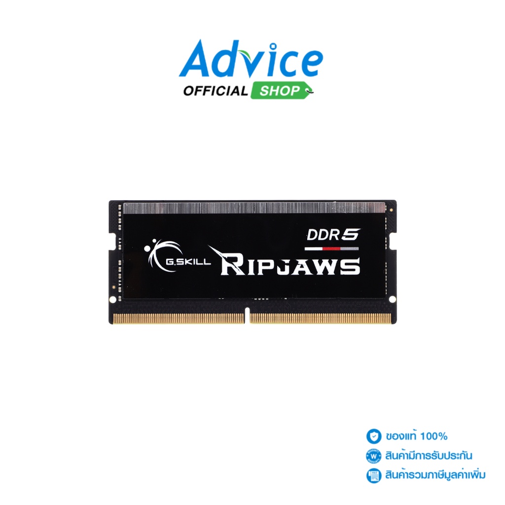 G.SKILL RAM DDR5(5200, NB) 16GB RIPJAWS (F5-5200S3838A16GX1-RS) - A0148369 - A0148369