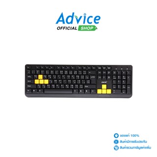 OKER USB Keyboard (KB-318) Black/Yellow