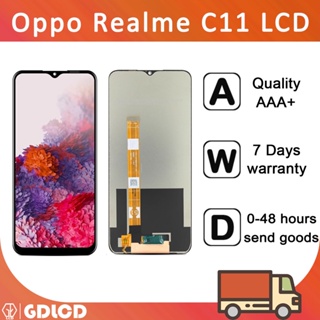 อะไหล่หน้าจอสัมผัส LCD แบบเปลี่ยน สําหรับ Oppo Realme C11 C15 RMX2185 RMX2180 10 Realme C12