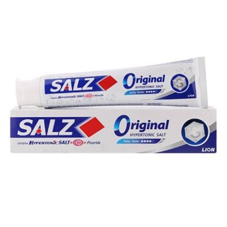 SALZ Original Hypertonic Salt ยาสีฟันซอลส์ สูตรเกลือ ออริจินัล ช่วยลดกลิ่นปาก ป้องกันฟันผุ เค็มแต่ดี ปริมาณ 90 กรัม