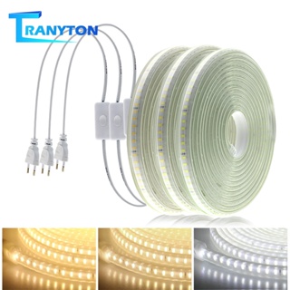 ❡✷☼ไฟเส้น LED 220V 120 ดวง ความสว่างสูง ยืดหยุ่น กันน้ํา ปลอดภัย สําหรับกลางแจ้ง