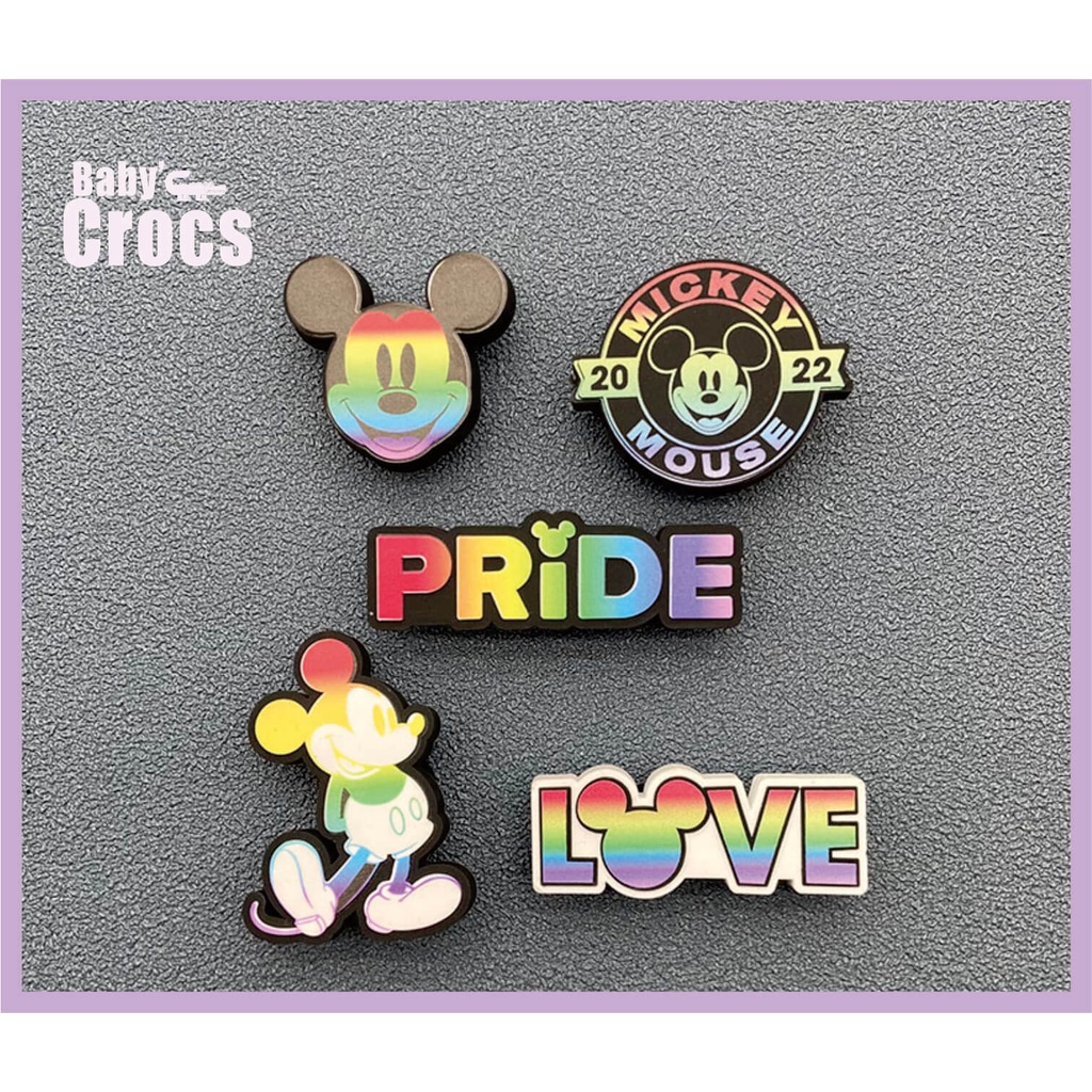 CROCS Mk (jibbitz Charms) รองเท้าแตะ (คุณภาพสูง) / ชุดจิบบิทซ์ / โครค jibbitz / วันเกิด ของขวัญ