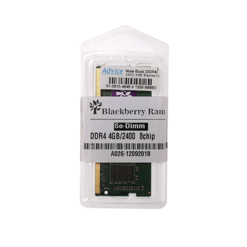 Blackberry RAM แรม DDR4(2400 NB) 4GB 8Chips - A0118530