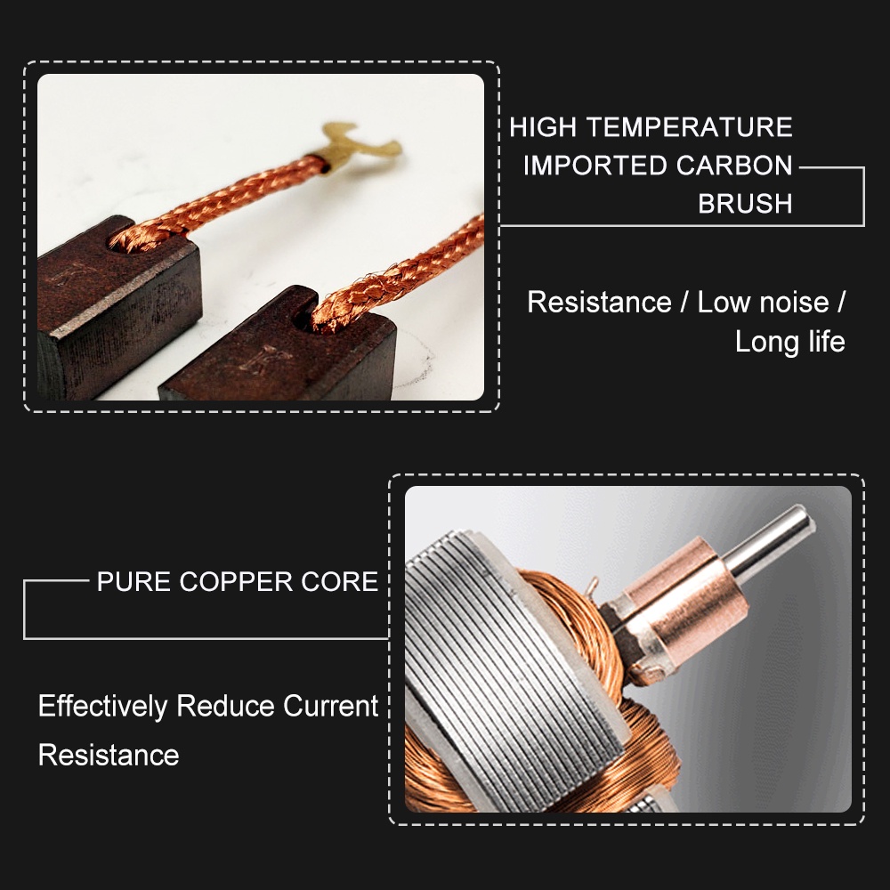 R280 DC มอเตอร์ 12-24V 24000RPM ความเร็วสูง ไมโครมอเตอร์ สําหรับของเล่น DIY พัดลมขนาดเล็ก เครื่องคั้นน้ําผลไม้ ปั๊มน้ํา เครื่องดนตรีความงาม ไฟฟ้า - รูปที่ 5