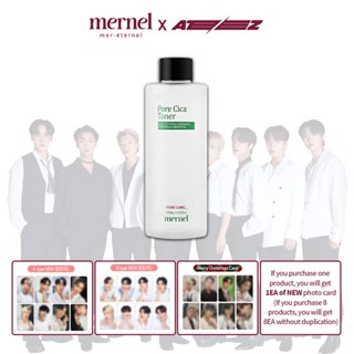 Ateez x mernel Pore Cica Jumbo Toner 200ML | A or B card gift Dispatch Randomly