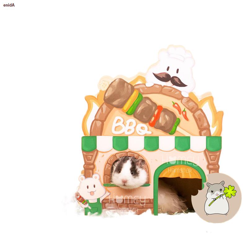 สินค้าเฉพาะจุด▫✣✈Homey Hamster 🐹☘️ บ้านหลบแฮมสเตอร์ 🍕🍟🍔🌻 Sweet Sugar กรงแฮมสเตอร์ ท่อมุด จักรแฮมสเตอร์ กล่องขุด ขนม