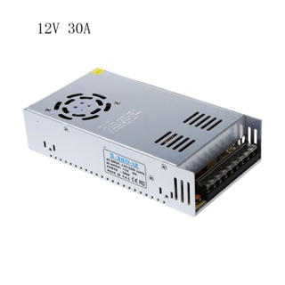 Xnbada AC110V 220V เป็น DC 12V 30A 360W หม้อแปลงพาวเวอร์ซัพพลาย สวิตช์ควบคุม สําหรับแถบไฟ RGB Led กล้อง ไดรเวอร์ Led