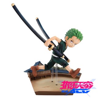 โมเดลวันพีช One Piece Hand-made Blind Box Model Decoration Toy Sauron Luffy Thor กล่องสุ่ม