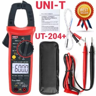 คิปแอมป์ UNI-T UT-204+ แคมป์มิเตอร์ มัลติมิเตอร์  เครื่องมือวัดกระแสไฟ AC-DC  NCV NF