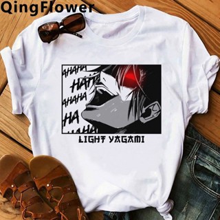 Death Note Attack on Titan tshirt female kawaii tumblr streetwear harajuku kawaii vintage t-shirt graphic tees wome_07