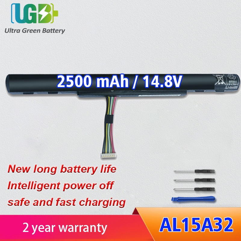 Original AL15A32 Battery สำหรับ Acer Aspire E5-422G 472 E5-473 E5-473G E5-522 522G E5-532 E5-532T E5