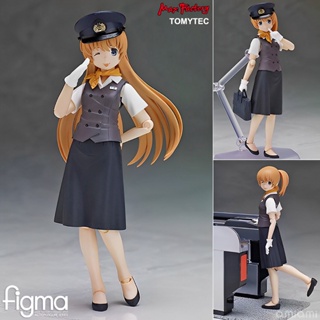 งานแท้ Figma Max Factory Tomytec จากโปรเจคพนักงานรถไฟสาวโมเอะ Tetsudou Musume Railway Girls Alice Kuji อลิซ คุจิ ฟิกม่า