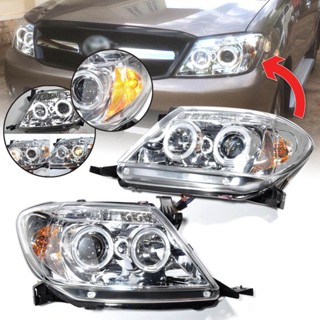 ไฟหน้าแต่ง โปรเจคเตอร์ PROJECTOR โปรคู่ รุ่น โตโยต้า ไฮลักซ์ วีโก้ TOYOTA HIL toyota-headlight-parts T2