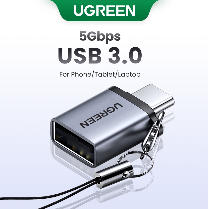 Ugreen อะแดปเตอร์ USB 3.1 Type C เป็น USB 3.0 C OTG สําหรับ Samsung Galaxy Huawei Mate Google Gopro 