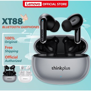 ✶Lenovo XT88 หูฟังบลูทูธ TWS ตัดเสียงรบกวนควบคุมการสัมผัสตัดเสียงต่ํา หูฟังไร้สาย Bluetooth หูฟังบลูทูธมีไมค์ หูฟังไร้สา