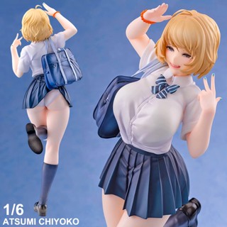 ฟิกเกอร์ Accio Atsumi Chiyoko อัตสึมิ ชิโยโกะ 1/6 School Uniform White Panty SkyTube Hentai Illustration Native Figure