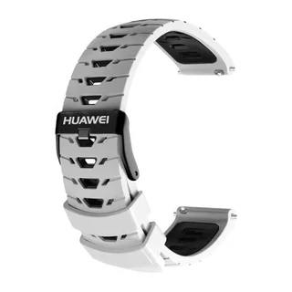 เหมาะสําหรับ HUAWEI/HUAWEI GT2/GT3/GT4/GT5/GT6 46 มม./gt5/gt3 Pro สายซิลิโคนสองสี HUAWEI watch3/4 Pro/gt/Glory Magic2/GS3/GS Pro ธุรกิจ 22 มม.กีฬาสายรัดข้อมือผู้หญิงสไตล์