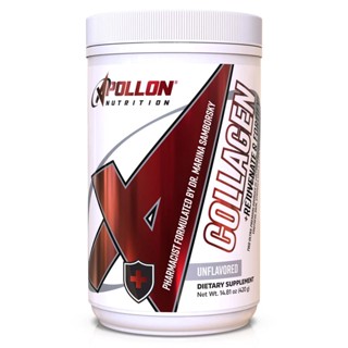 APOLLON NUTRITION COLLAGEN - PREMIUM DUAL SOURCE PEPTIDES FOR HEALTH &amp; REJUVINATION 30 SERVINGS