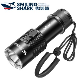 Smilingshark SDQ35 ไฟฉาย led ไฟฉายดําน้ํา IPX8 กันน้ํา 40 ม. สีขาว เหลือง สําหรับดําน้ําลึก