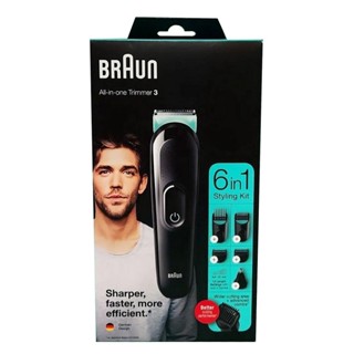 Braun All-in-one Trimmer 3 MGK3335 6-in-1 Beard Trimmer Styling Kit (EU Plug)