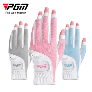 PGM 2023 new golf gloves womens open-fingered gloves breathable mesh sunscreen finger covers left and right hands