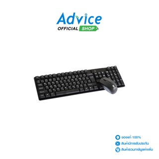 SMILE  Keyboard (2in1) WIRELESS (G5000) Black