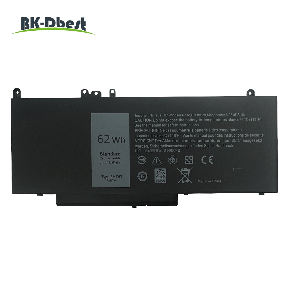 BK-Dbest 6MT4T แบตเตอรี่แล็ปท็อปสำหรับ Latitude E5470 E5570 M3510 15.6 "โน้ตบุ๊ค7V69Y TXF9M 79VRK 07
