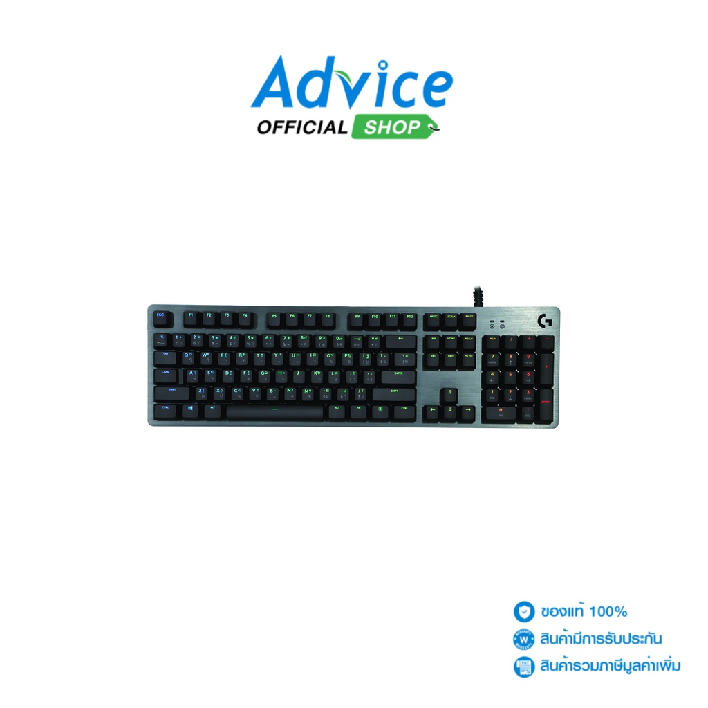 LOGITECH KEYBOARD (คีย์บอร์ด) G512 GX LINEAR RGB (RED-SWITCH) (TH) - A0131520