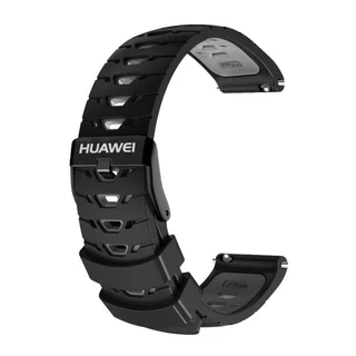 เหมาะสําหรับ HUAWEI/HUAWEI GT2/GT3/GT4/GT5/GT6 46 มม./gt5/gt3 Pro สายซิลิโคนสองสี HUAWEI watch3/4 Pro/gt/Glory Magic2/GS3/GS Pro ธุรกิจ 22 มม.กีฬาสายรัดข้อมือผู้หญิงสไตล์