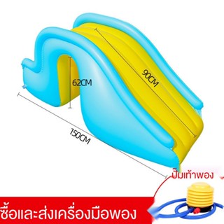 สไลเดอร์เป่าลมสามารถใช้กับสระว่ายน้ำเพื่อใช้ของเล่นเป่าลมสำหรับเด็กสวนสนุกในร่มและกลางแจ้ง