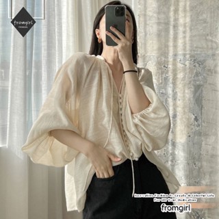 เสื้อเชิ้ตแขนยาว คอกลม ปักลายลูกไม้ ดอกไม้ สไตล์เกาหลี สําหรับผู้หญิง 2022