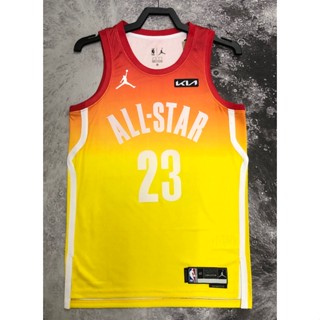 hot pressed 2023 nba all star No.  23 Markkanen yellow basketball jersey