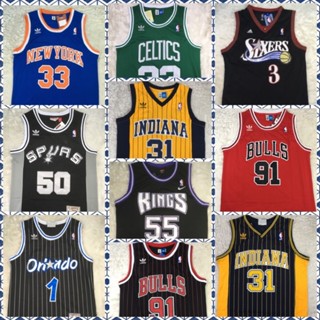 เสื้อบาส งานปัก bird rodman mcgredy nba