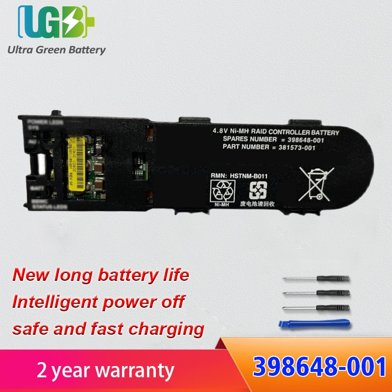 Original 398648-001 381573-001แบตเตอรี่สำหรับ HP P400 P800 Raid Controller แบตเตอรี่4.8V